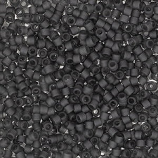 Miyuki delica beads 11/0 - Matte transparent charcoal - DB-2406